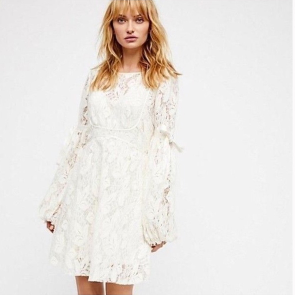 NWOT Free People Crochet Dress